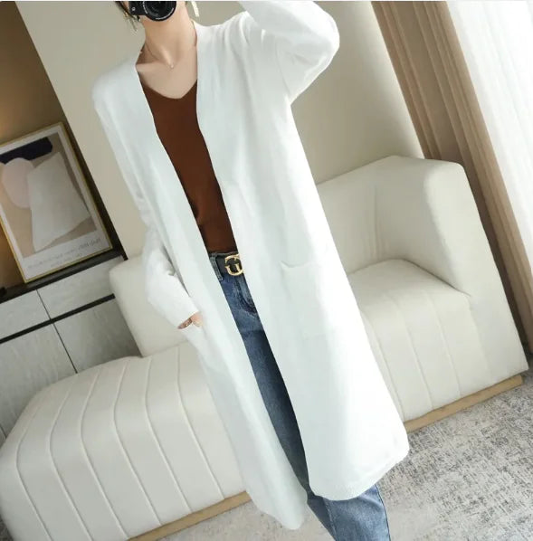 Chic Long Knit Cardigan