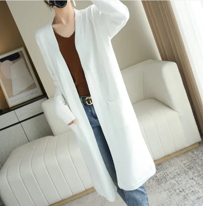 Chic Long Knit Cardigan