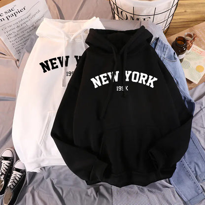 Autumn Velvet Hoodies with NY Touch