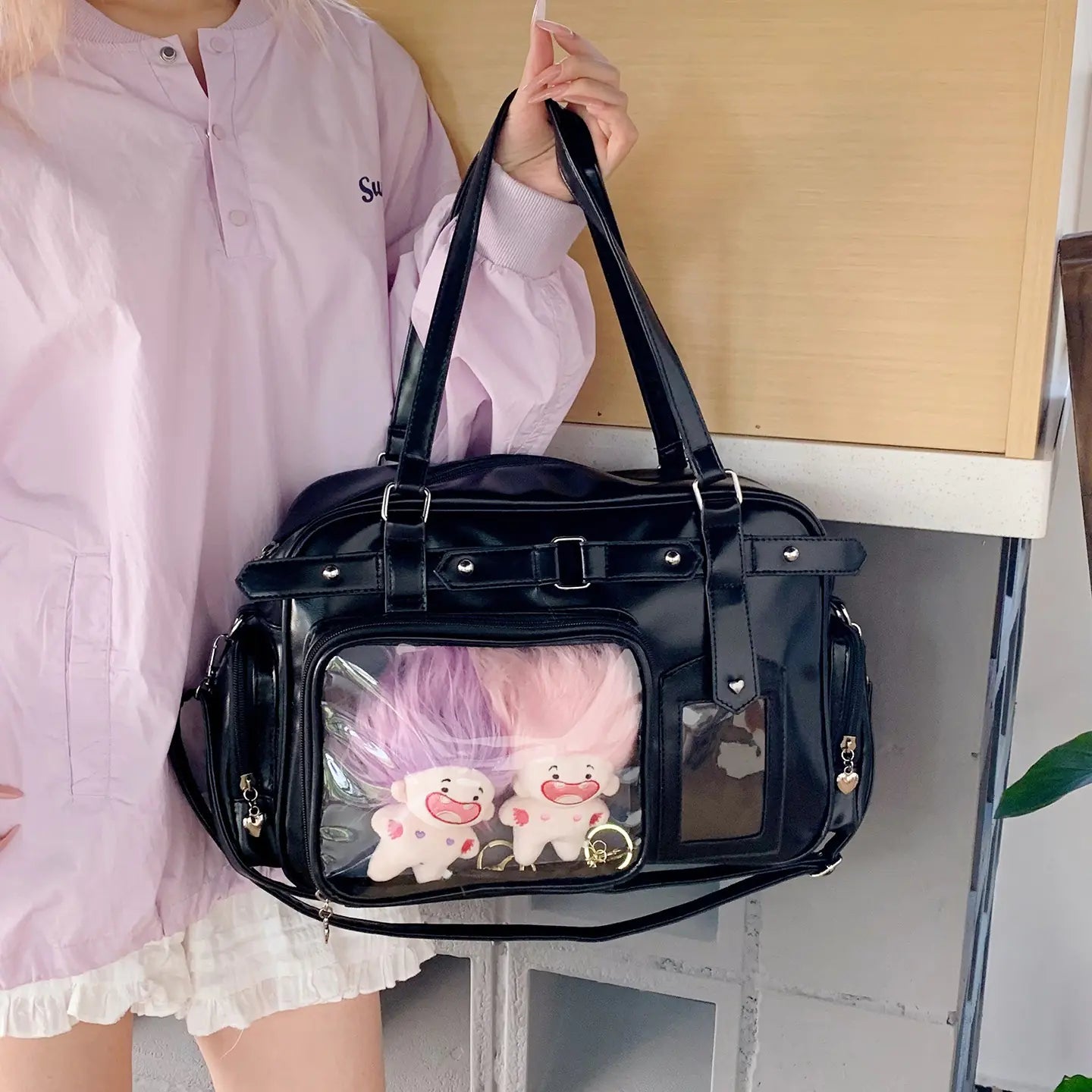 Bow College Style JK Doll Tote Bag