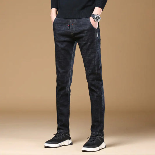Loose Harem Stretch Jeans for Men