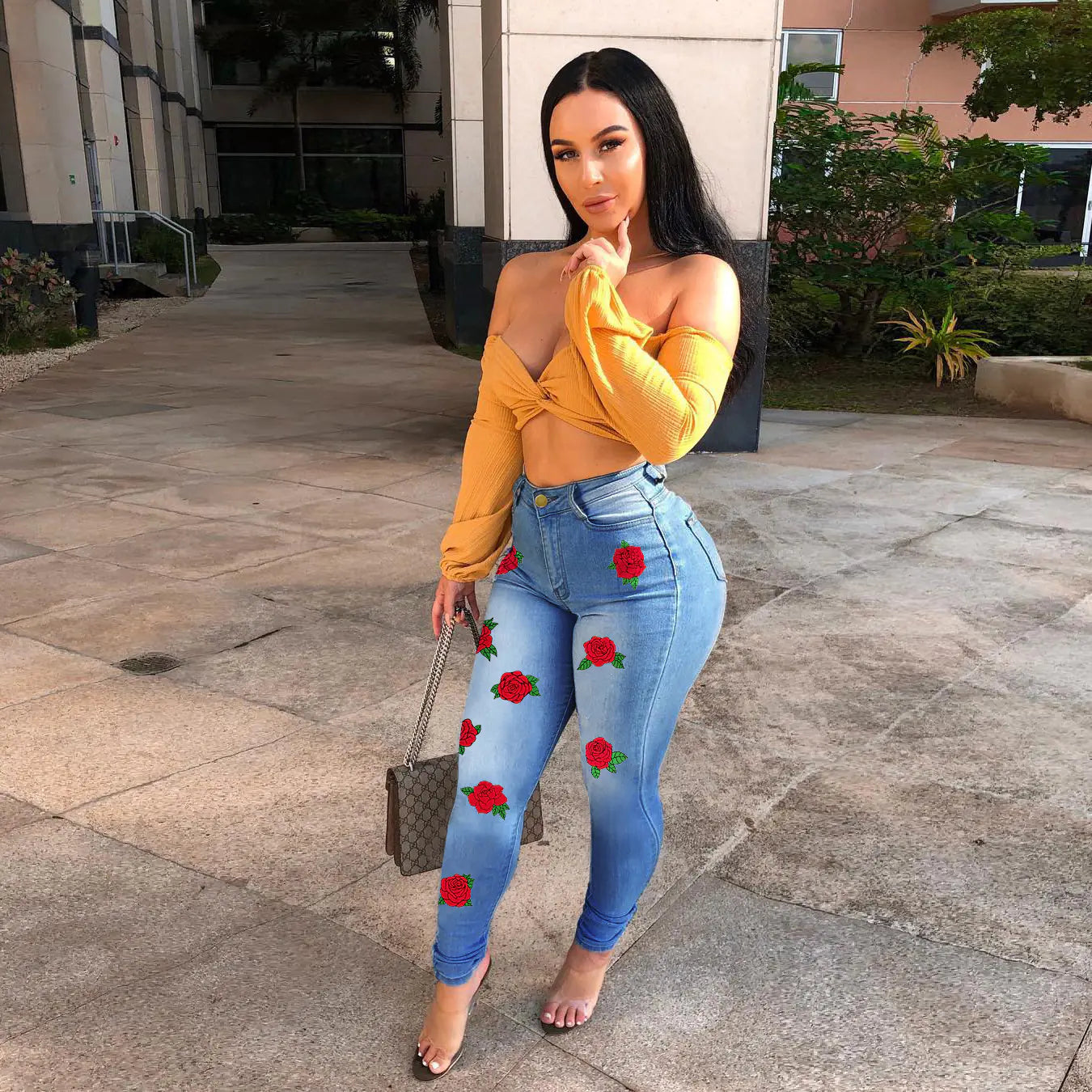 Women's Jeans Pants - Foreign Trade Fashion Apparel