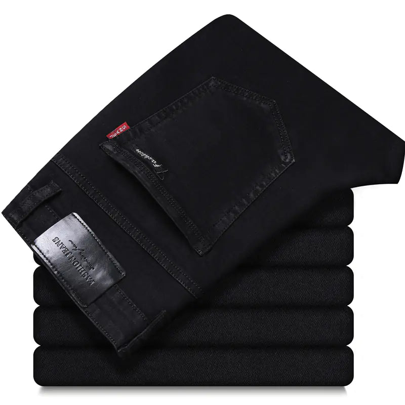 Men's Slim Straight Long Jeans Pants