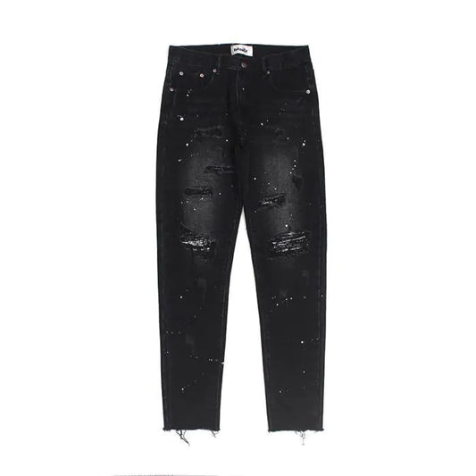Occidental High Street Black Ripped Jeans for Men