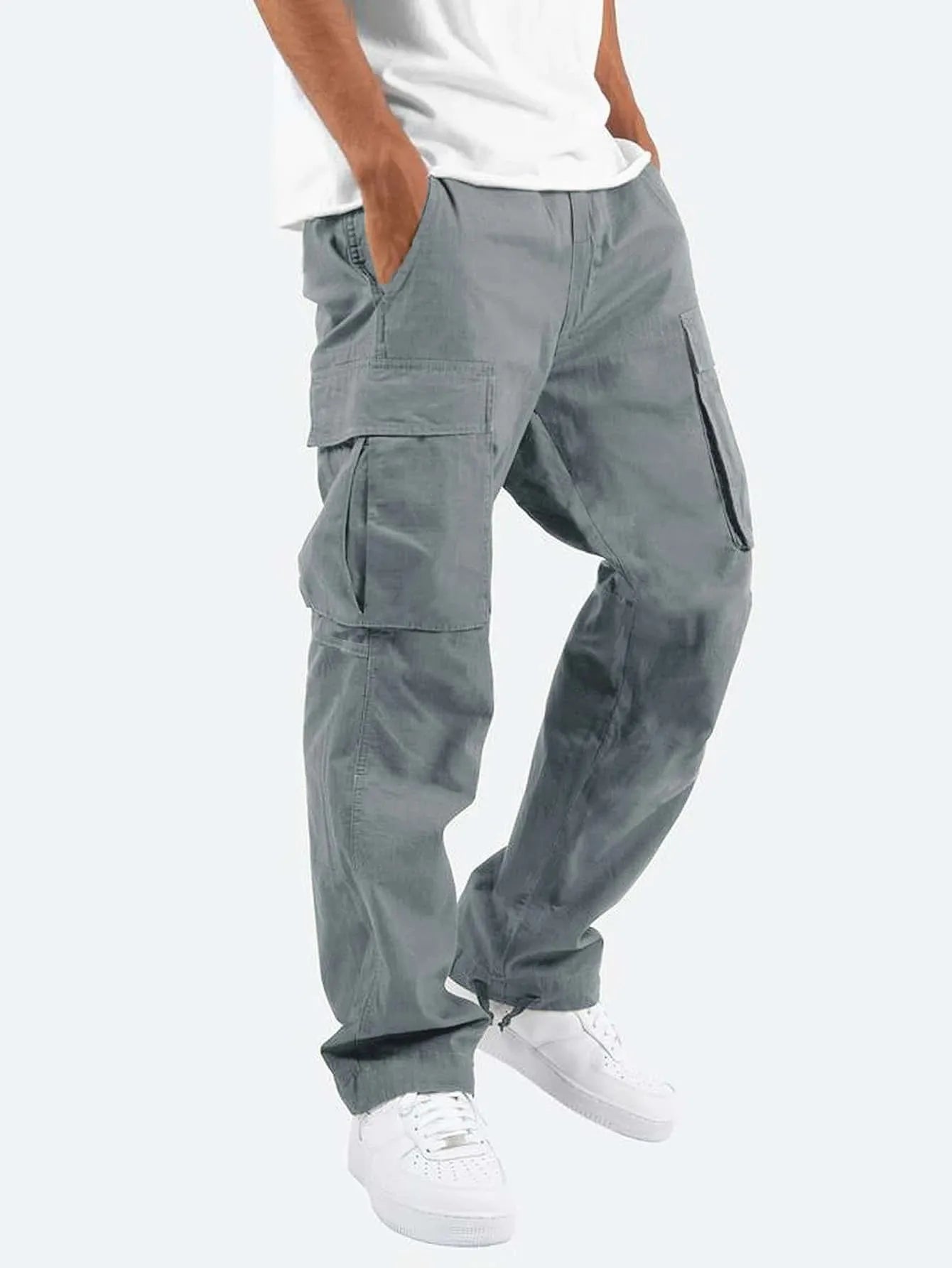 Men's Drawstring Cargo Pants