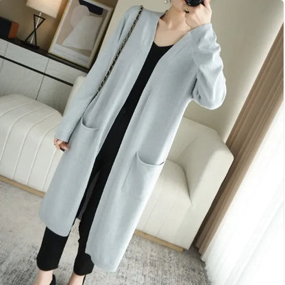 Chic Long Knit Cardigan