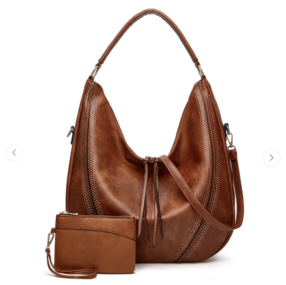 Retro Tassel Large Capacity Tote Bag