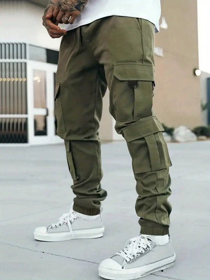 Stylish Men's Oversized Cargo Pants with Pockets