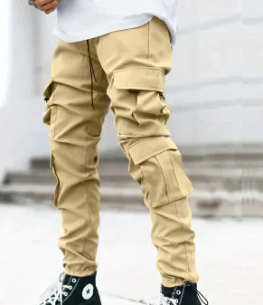 Aaren Men's Cargo Pants - Army Green (One Piece)