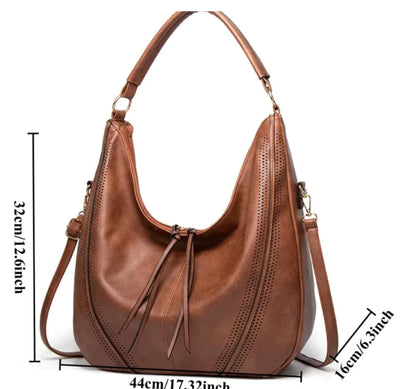 Retro Tassel Large Capacity Tote Bag