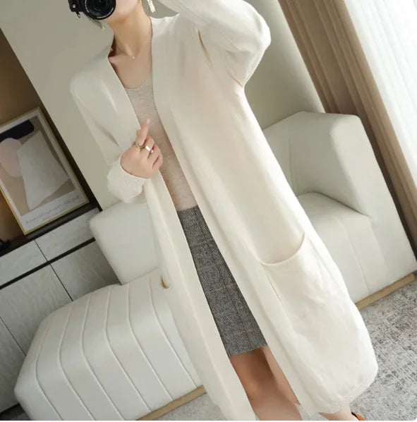Chic Long Knit Cardigan
