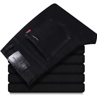 Men's Slim Straight Long Jeans Pants