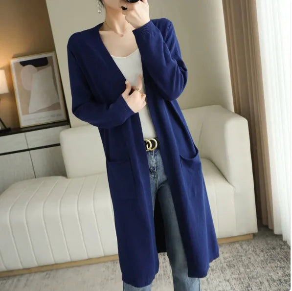Chic Long Knit Cardigan