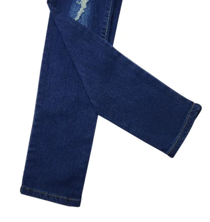 Women's High Rise Dark Blue Stretch Skinny Jeans