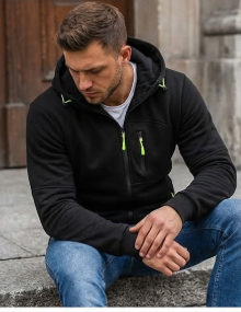 Men Hoodie Cotton Jacket