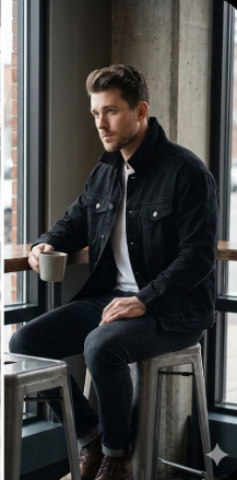 2022 Fall Oversized Denim Jacket for Men