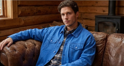 2022 Fall Oversized Denim Jacket for Men