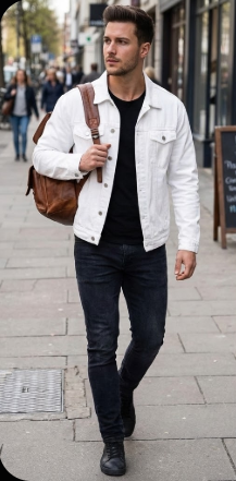 2022 Fall Oversized Denim Jacket for Men