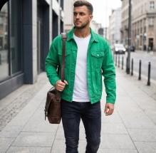 2022 Fall Oversized Denim Jacket for Men