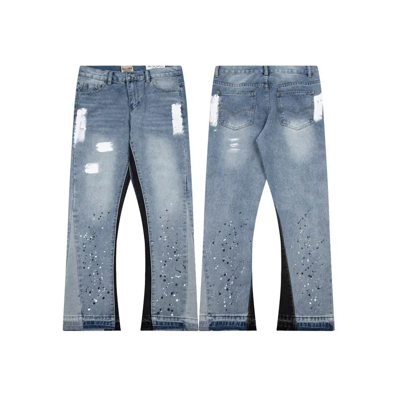 Casual Washed Jeans for Men and Women