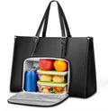 Leather Lunch Tote Briefcase