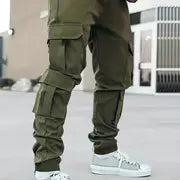 Stylish Men's Oversized Cargo Pants with Pockets
