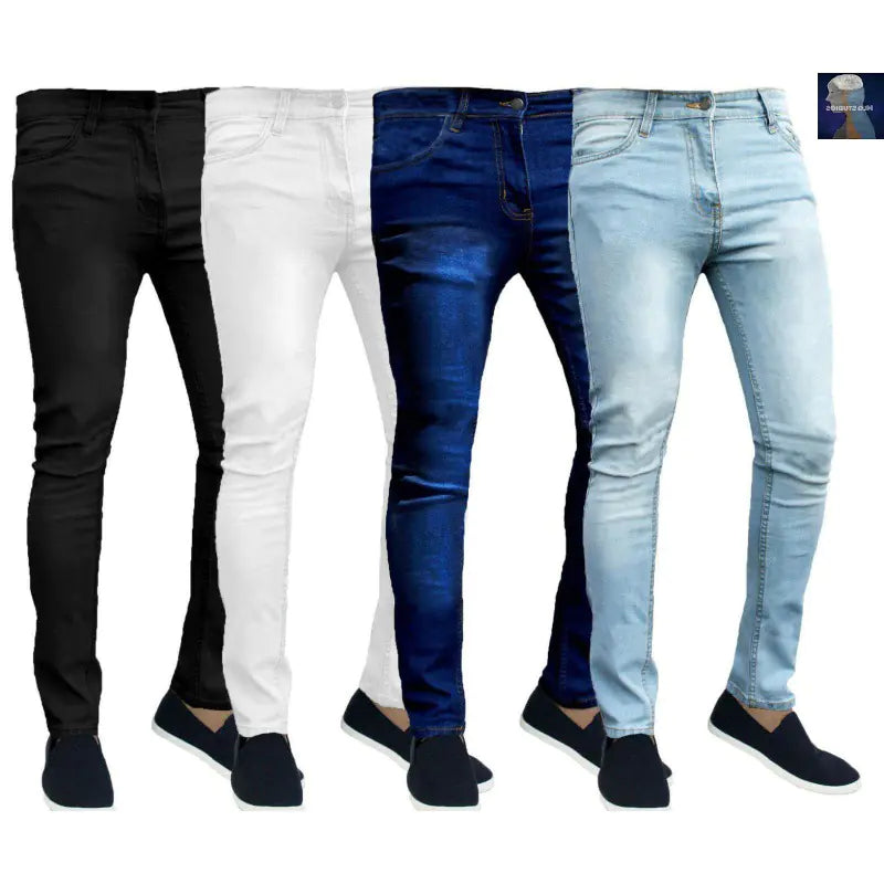 Slim-Fit Stretch Skinny Jeans for Men