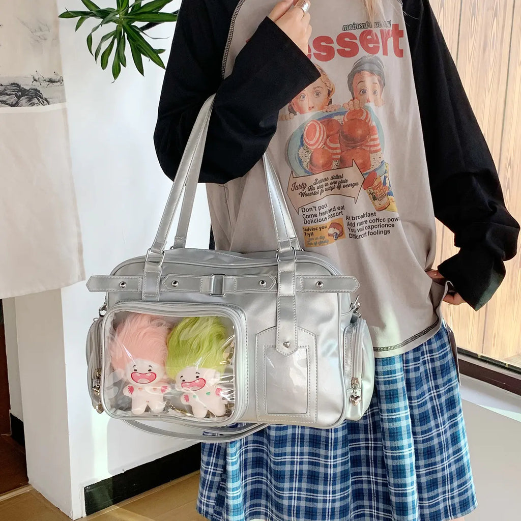 Bow College Style JK Doll Tote Bag