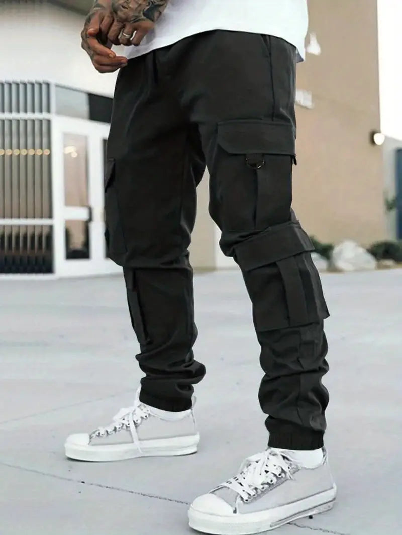 Stylish Men's Oversized Cargo Pants with Pockets