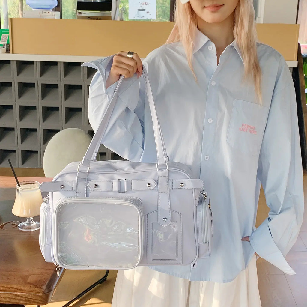 Bow College Style JK Doll Tote Bag