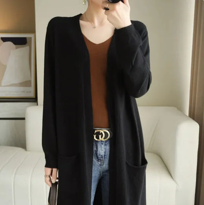 Chic Long Knit Cardigan