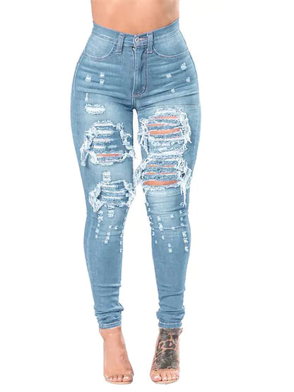 Fashion Slim Trendy Street Style Women's Jeans