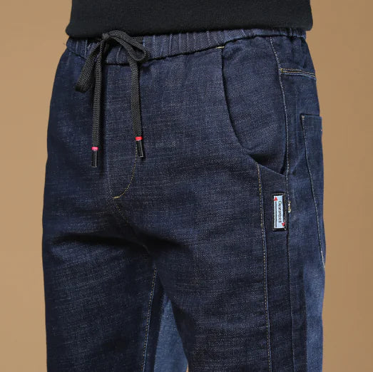 Loose Harem Stretch Jeans for Men