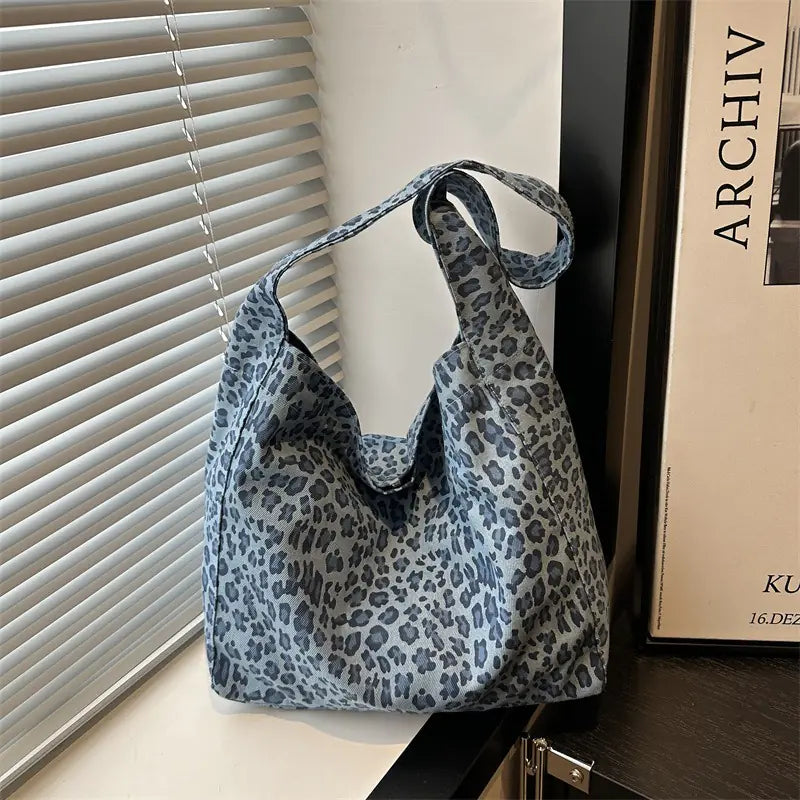 Leopard Print Large Capacity Women's Bag