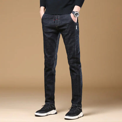 Loose Harem Stretch Jeans for Men