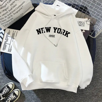 Autumn Velvet Hoodies with NY Touch