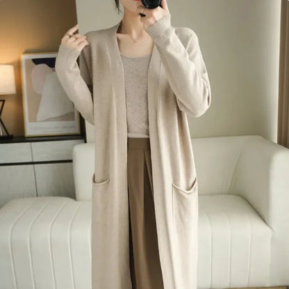 Chic Long Knit Cardigan
