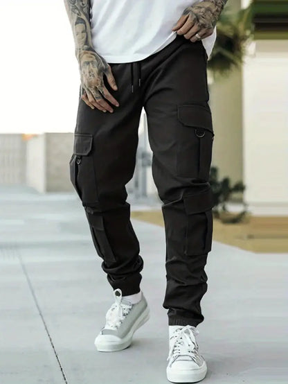 Stylish Men's Oversized Cargo Pants with Pockets